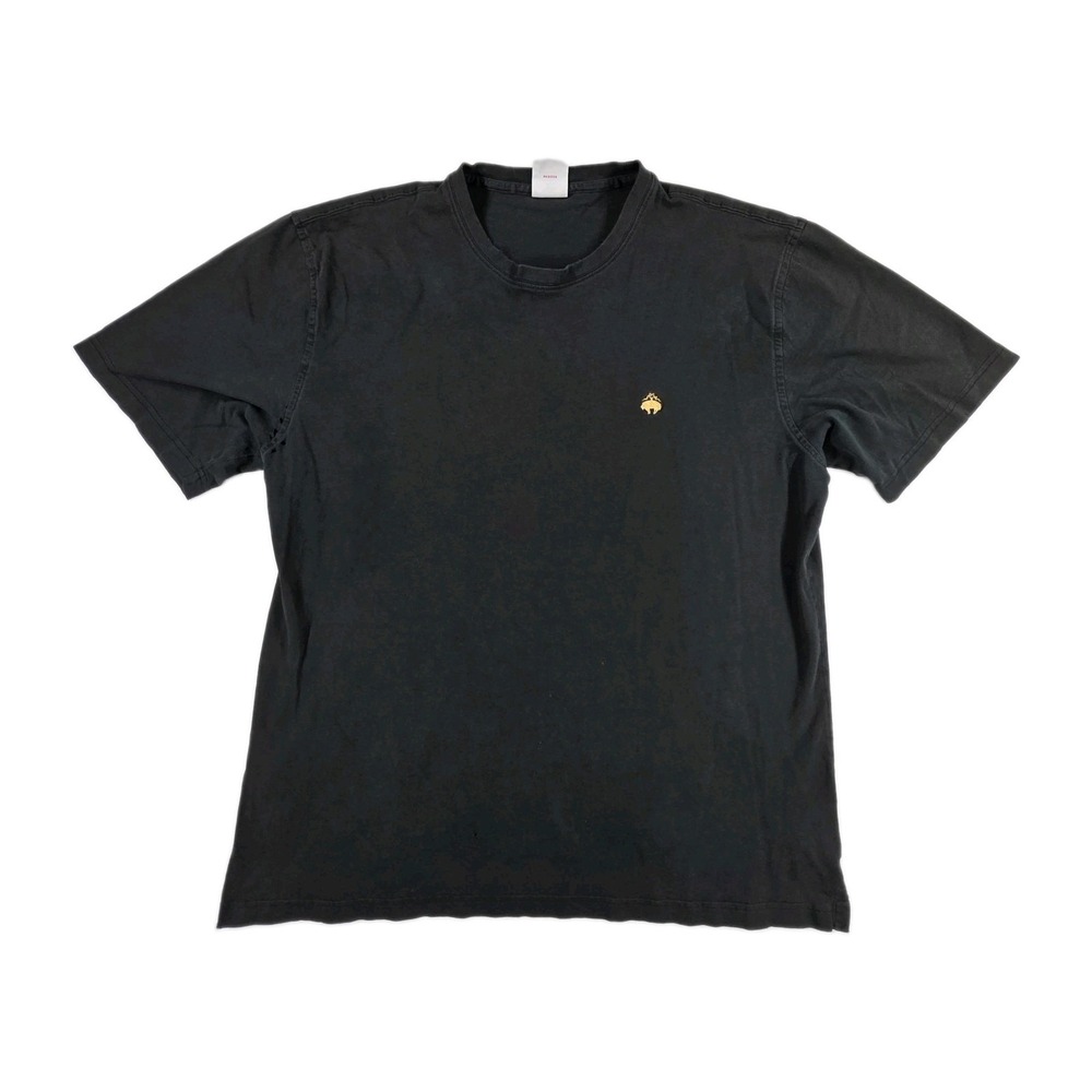Brooks Brothers Tshirt Tattered Ragged Thrashed Black Crewneck Lived In